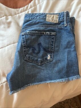 AG Denim Mini Skirt - Blue
